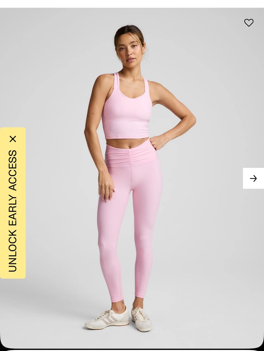 Beyond Yoga heather pink frosting High-Rise Leggings